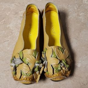 🥿SOCOFY FLORAL LOOK LOAFERS🥿